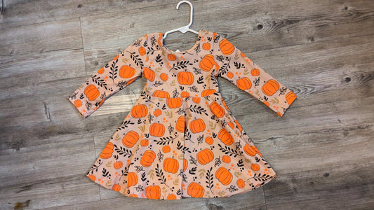 pumpkin dress