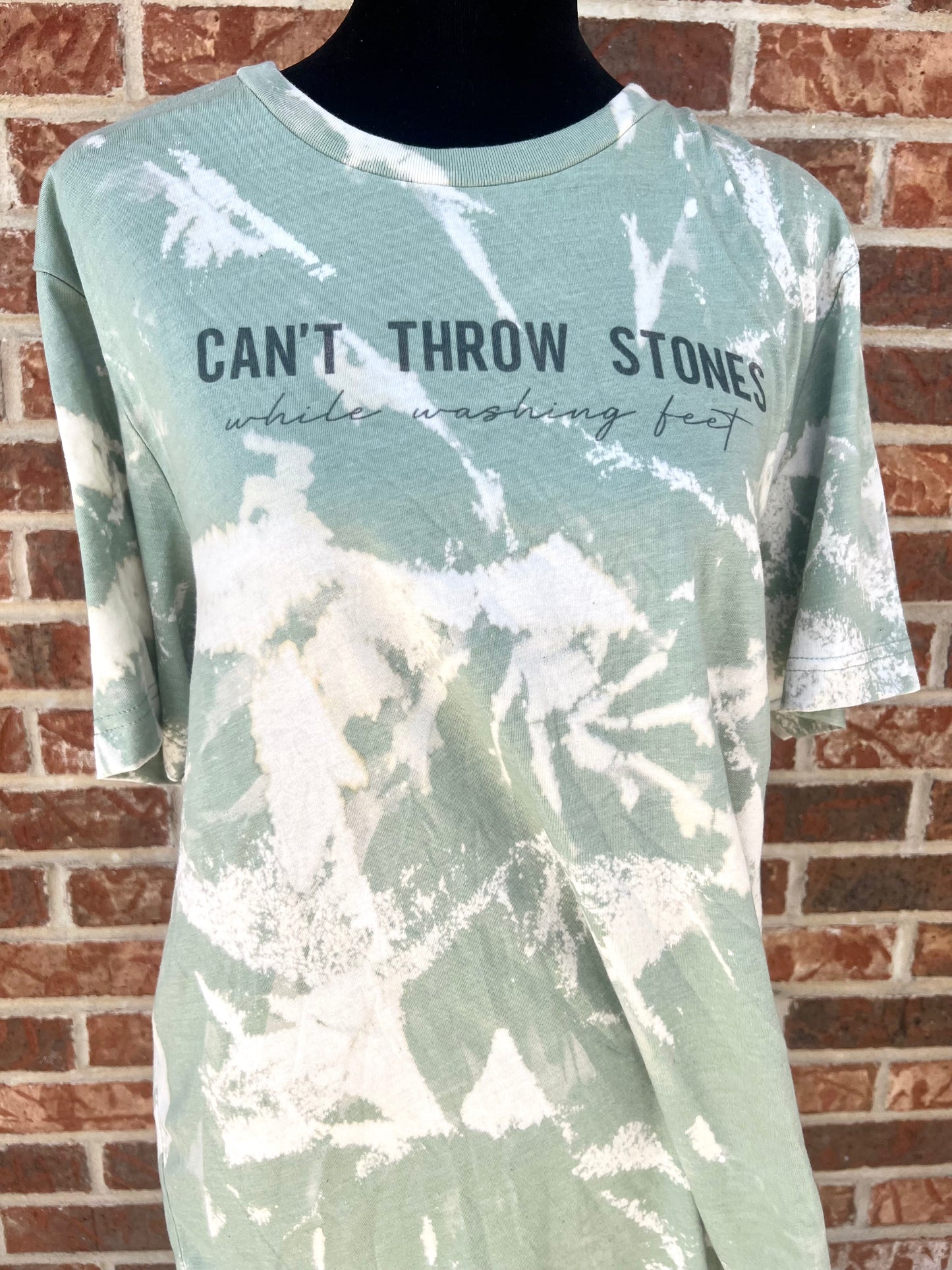 Throwing stones tee