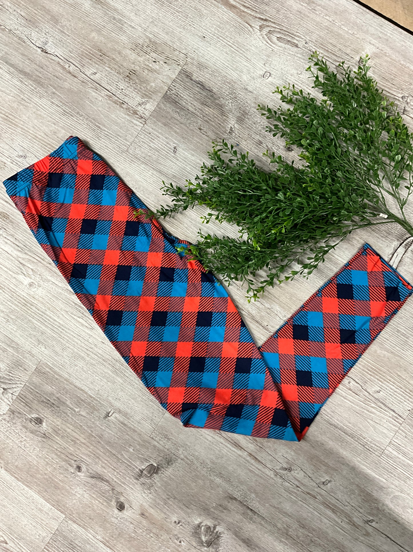 OS PLAID LEGGING